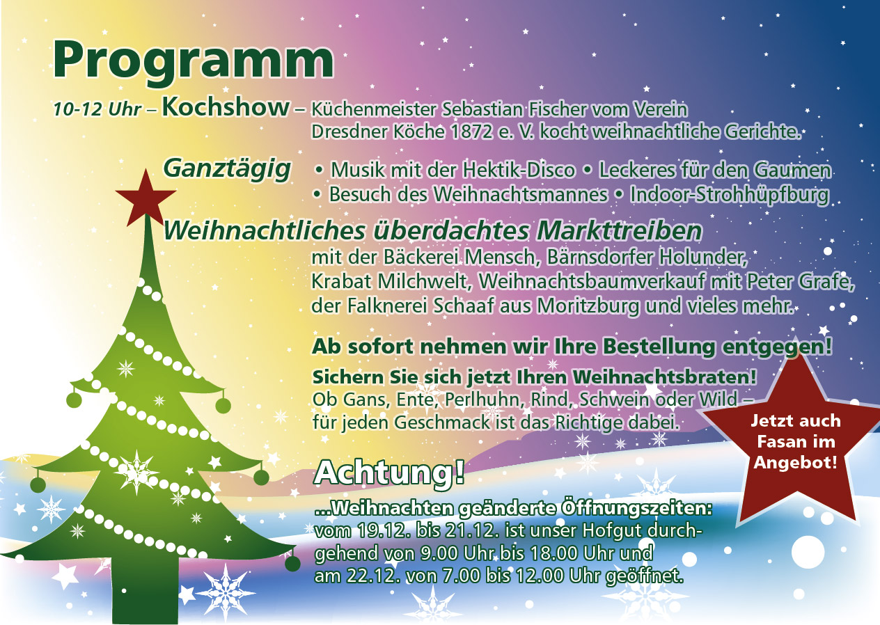 Thiendorfer Bauernweihnacht 2018 Thiendorfer Bauernweihnacht 2018