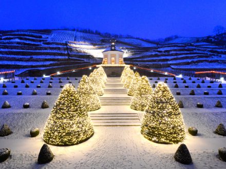 Schloss Wackerbarth zur Weihnachtszeit - Foto: PR