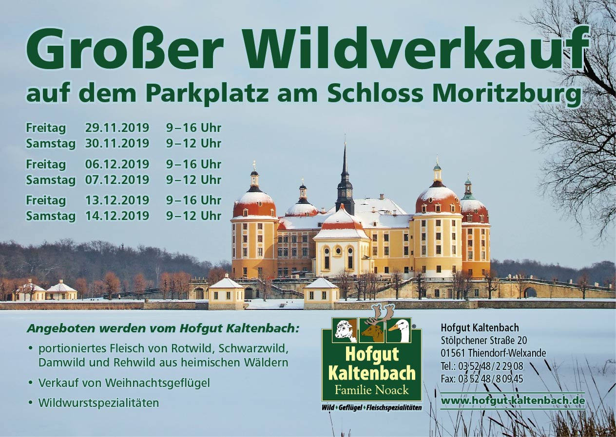 Wildverkauf in Moritzburg Wildverkauf in Moritzburg